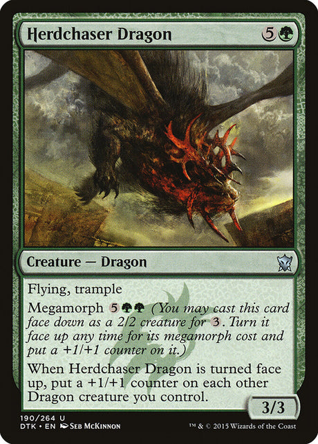 Herdchaser Dragon (190) - Dragons of Tarkir (DTK)