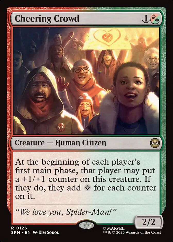 Cheering Crowd (126) - [Foil] Marvel's Spider-Man (SPM)