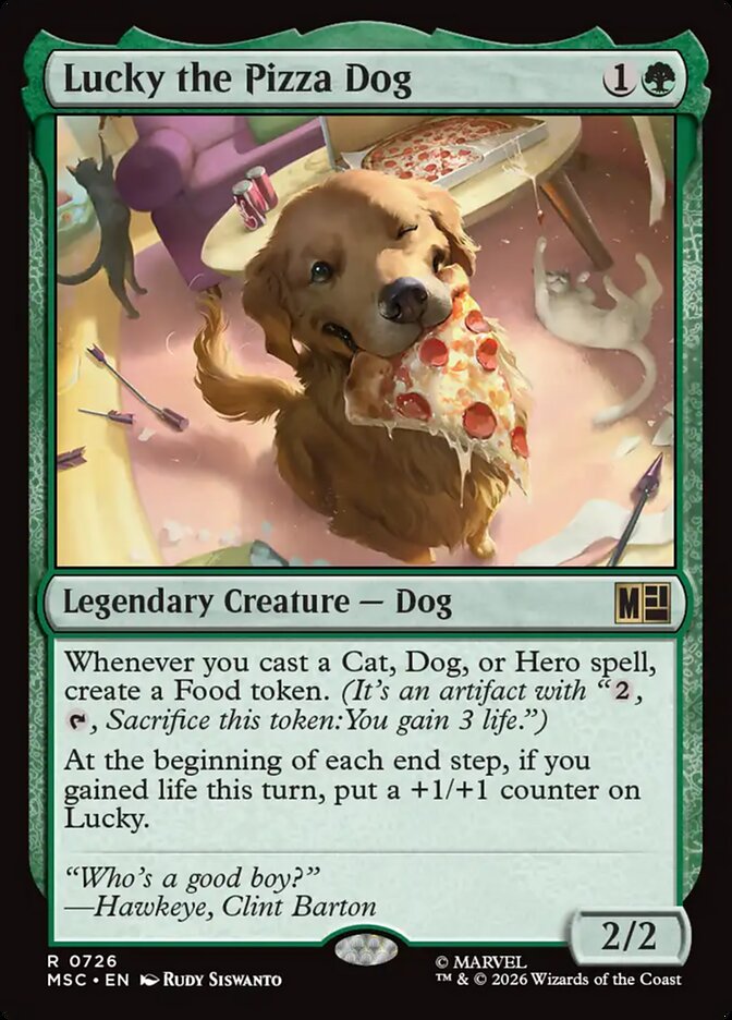 Lucky the Pizza Dog (726) - Marvel Super Heroes Commander (MSC)