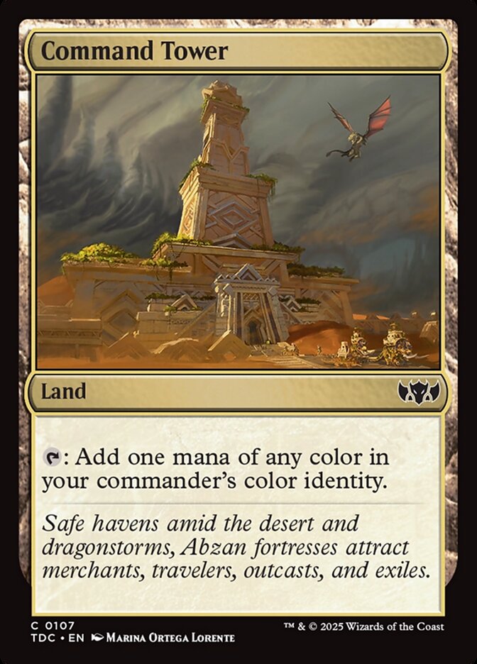 Command Tower (107) - Tarkir: Dragonstorm Commander (TDC)