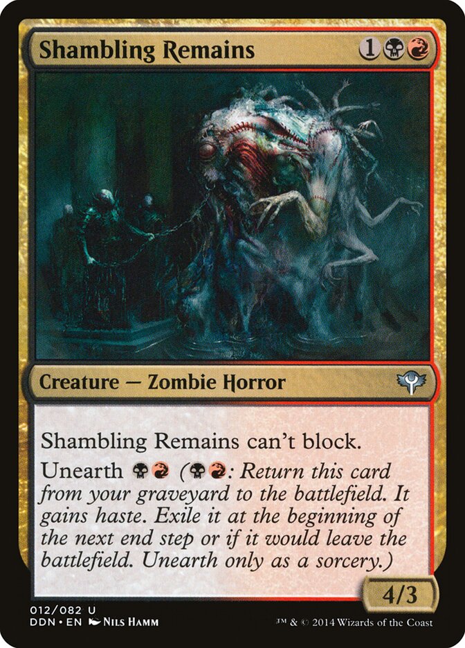 Shambling Remains (12) - Duel Decks: Speed vs. Cunning (DDN)