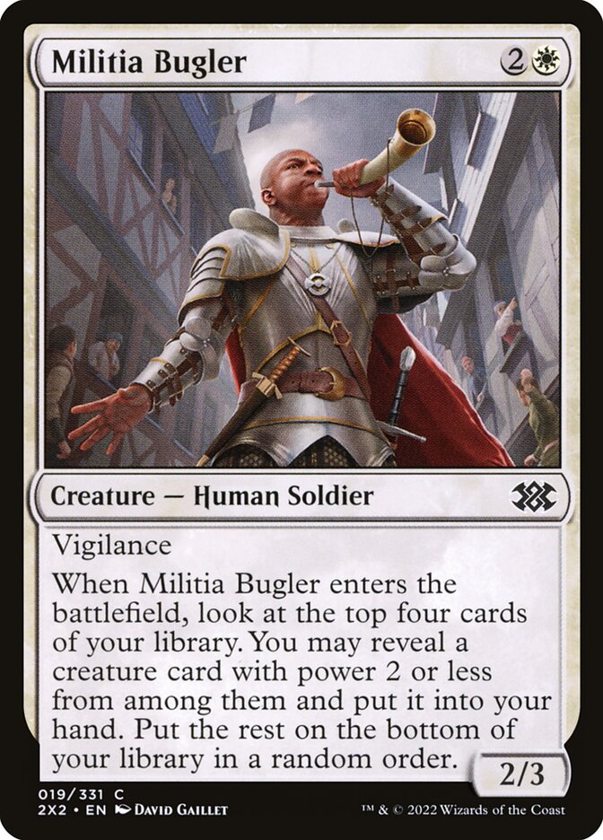Militia Bugler (19) - Double Masters 2022 (2X2)
