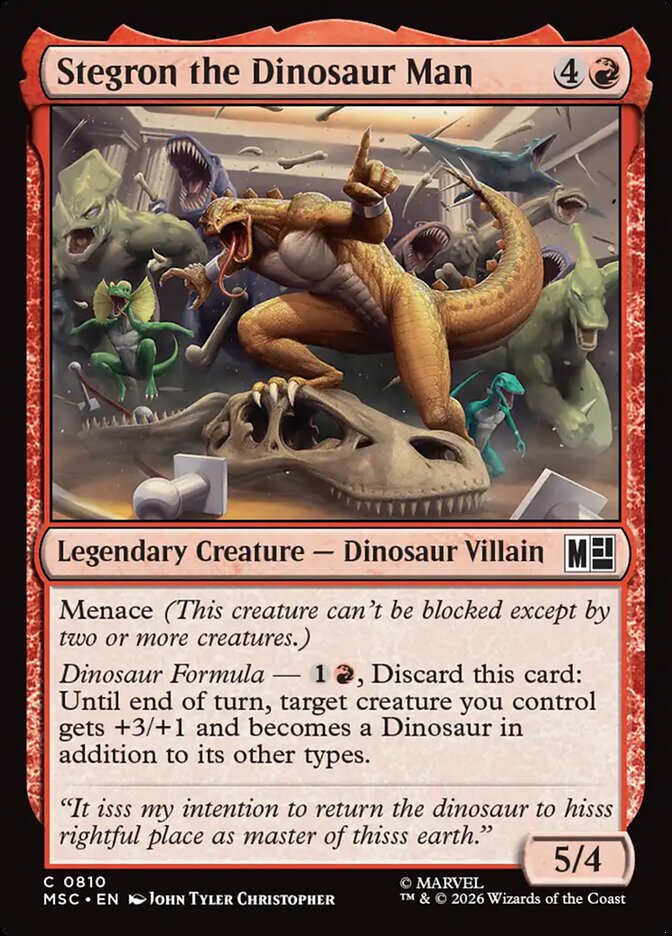 Stegron the Dinosaur Man (810) - Marvel Super Heroes Commander (MSC)