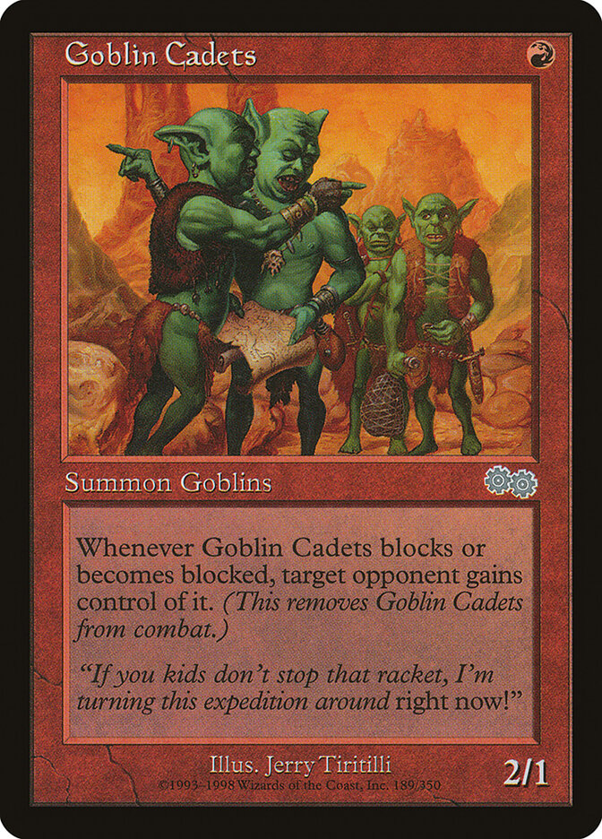 Goblin Cadets (189) - Urza's Saga (USG)