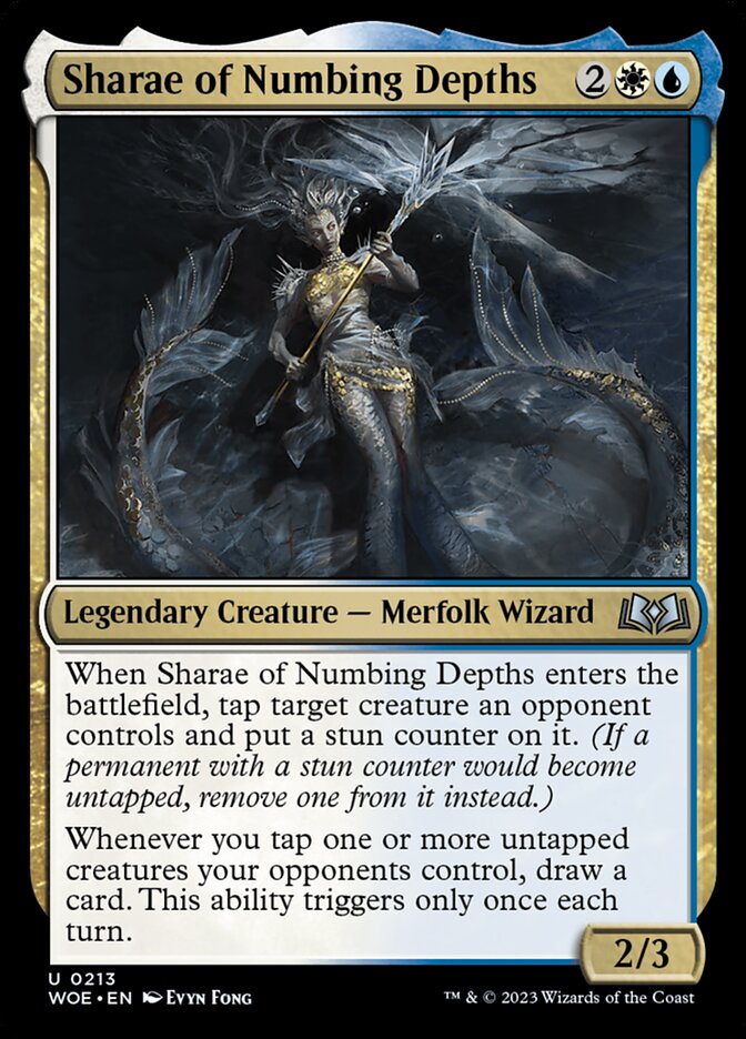 Sharae of Numbing Depths (213) - Wilds of Eldraine (WOE)