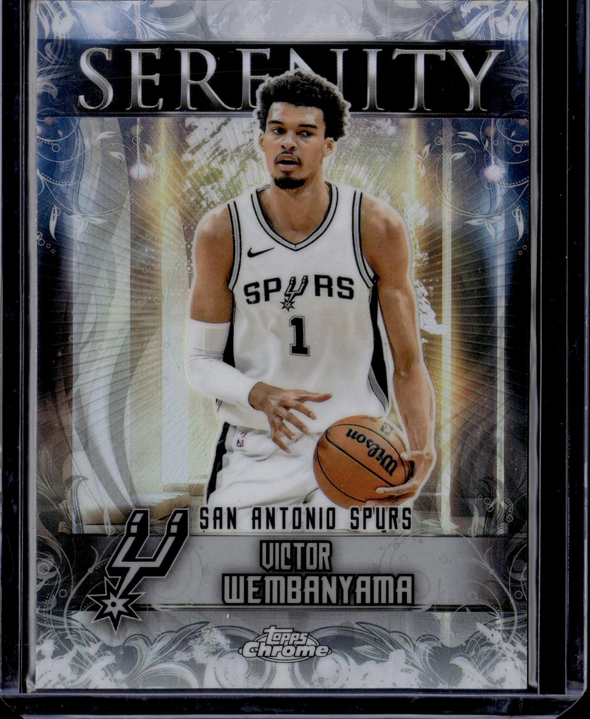2025-26 Topps Chrome #SY-1 Victor Wembanyama Serenity Refractor
