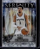 2025-26 Topps Chrome #SY-1 Victor Wembanyama Serenity Refractor