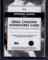 2025 Topps Inception Stephon Castle Grail Chasing Auto /99