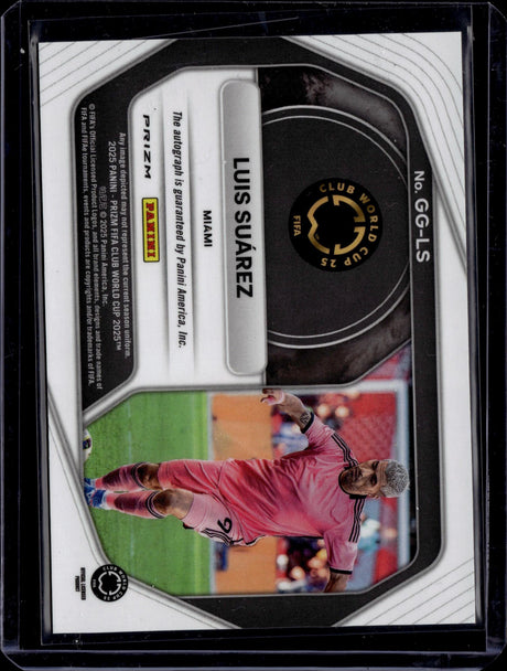 2025 Panini Prizm FIFA Club World Cup Luis Suarez Global Graphs Velocity Prizm