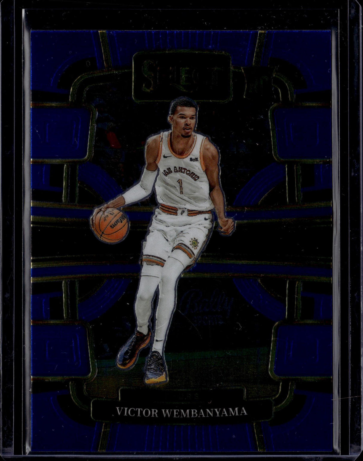 2023-24 Panini Select #87 Victor Wembanyama Blue (Retail Base)