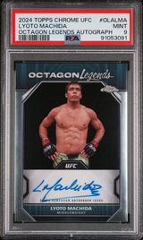 2024 Topps Chrome Octagon Legends Lyoto Machida Auto PSA 9