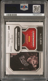 2023 Panini Prizm Ufc Legendary Signatures Matt Hughes Silver PSA 9