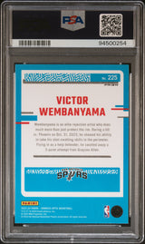 2023 Panini Donruss Optic #225 Victor Wembanyama Holo PSA 10