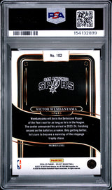 2024 Panini Select #102 Victor Wembanyama Blue PSA 10