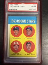 1963 Topps #537 1963 Rookie Stars Gonzalez McMullen Rose Weis PSA 4