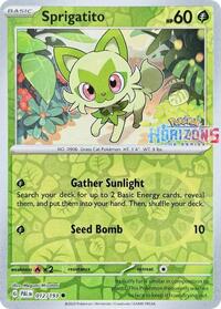 Sprigatito - 012/193 (Pokemon Horizons Stamp) (12) - Miscellaneous Cards & Products (MCAP)
