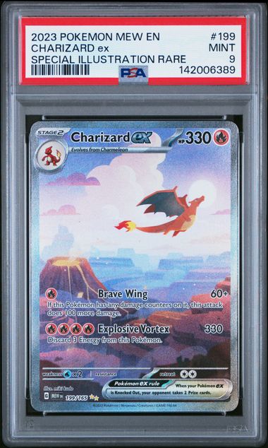 Charizard Ex Special Illustration Rare #199 - [Graded PSA 9] Scarlet Violet 151 (Mew)