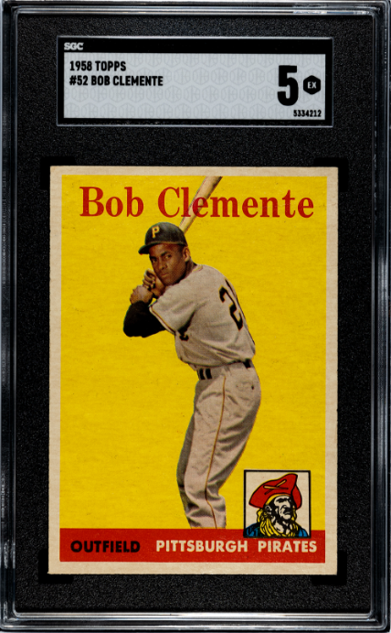 1958 Topps #52 Bob Clemente SGC 5