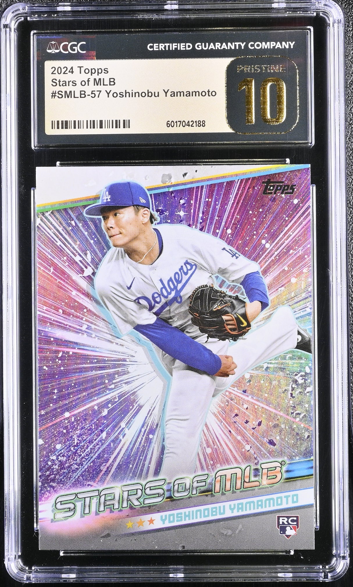 2024 Topps #SMLB-57 Yoshinobu Yamamoto Stars of MLB CGC 10