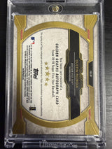 2018 Topps Five Star #FGG-DP Dustin Pedroia Golden Graphs Purple /25