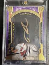 2018 Topps Five Star #FGG-DP Dustin Pedroia Golden Graphs Purple /25