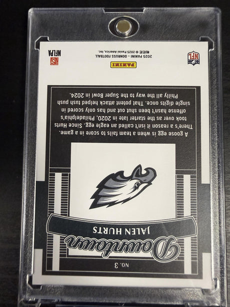 2025 Donruss #3 Jalen Hurts Horizontal Downtown!