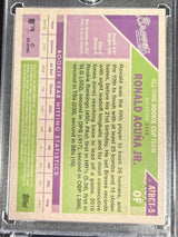 2021 Topps Ronald Acuña Jr. All-Time Rookie Cup Team Black Foil /10