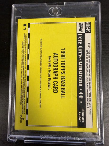 2025 Topps Pete Crow-Armstrong 35th Anniversary Auto (Series Two)