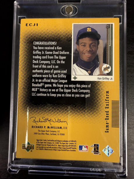 2001 Upper Deck Evolution Ken Griffey Jr. Classics Game Jersey /300