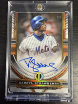 2023 Topps Tribute Darryl Strawberry Tribute Auto Gold /75