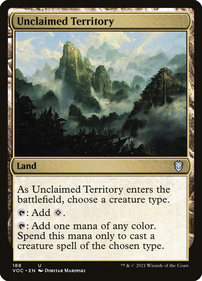 Unclaimed Territory (188) - Crimson Vow Commander (VOC)