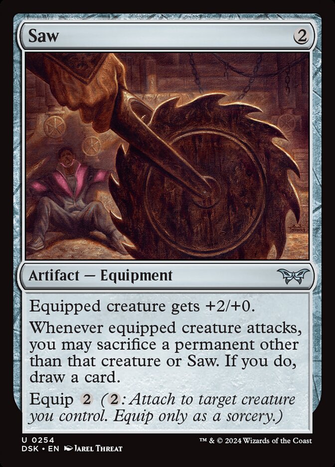 Saw - [Foil] Duskmourn: House of Horror (DSK)