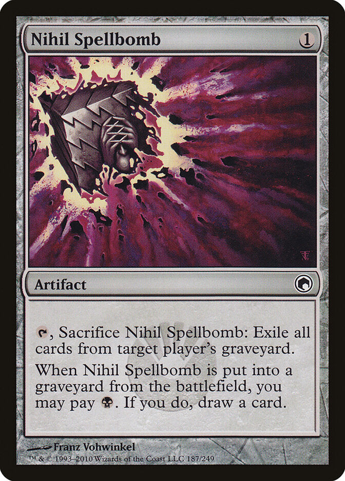 Nihil Spellbomb (187) - Scars of Mirrodin (SOM)
