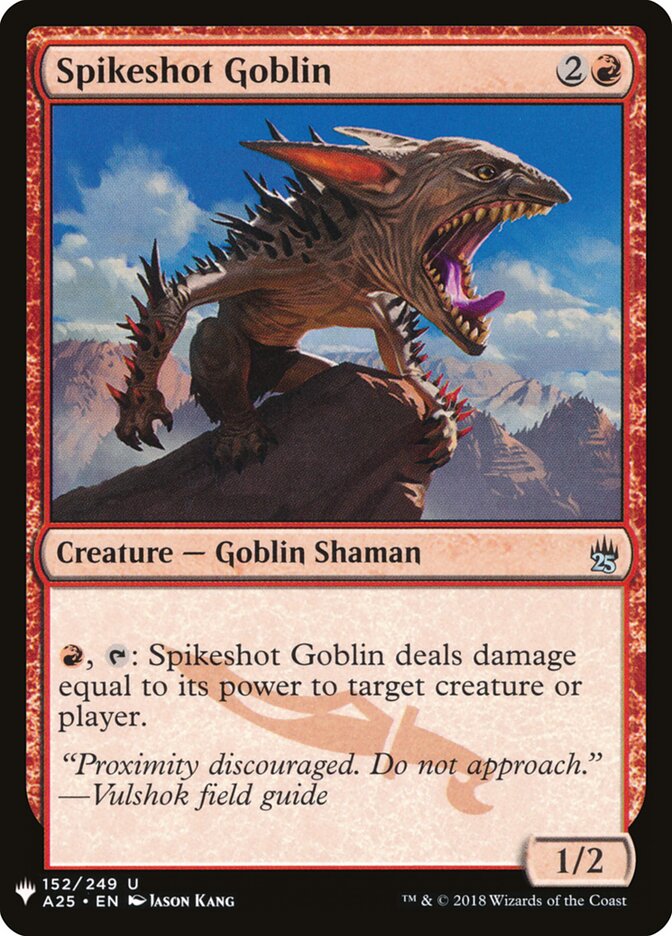 Spikeshot Goblin (A25-152) - The List (PLST)