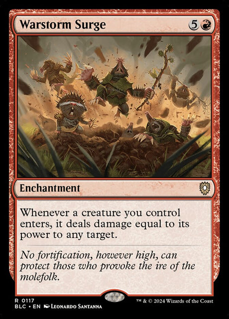 Warstorm Surge (117) - Bloomburrow Commander (BLC)