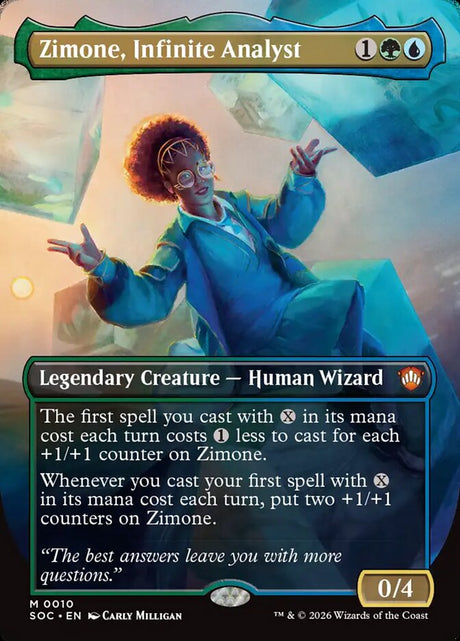 Zimone, Infinite Analyst (10) - Secrets of Strixhaven Commander (SOC)