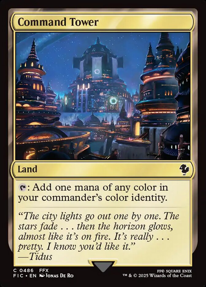 Command Tower (486) - [Surge Foil] Final Fantasy Commander (FIC)