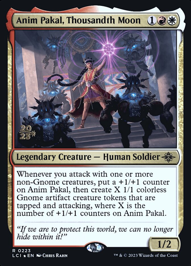 Anim Pakal, Thousandth Moon (223s) - The Lost Caverns of Ixalan Promos (PLCI)