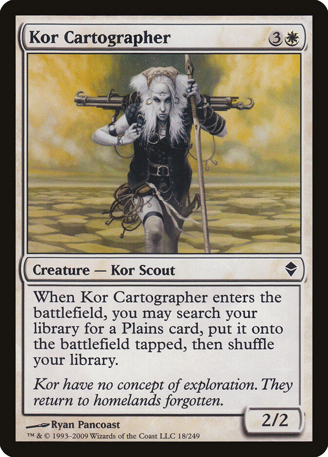 Kor Cartographer (18) - Zendikar (ZEN)