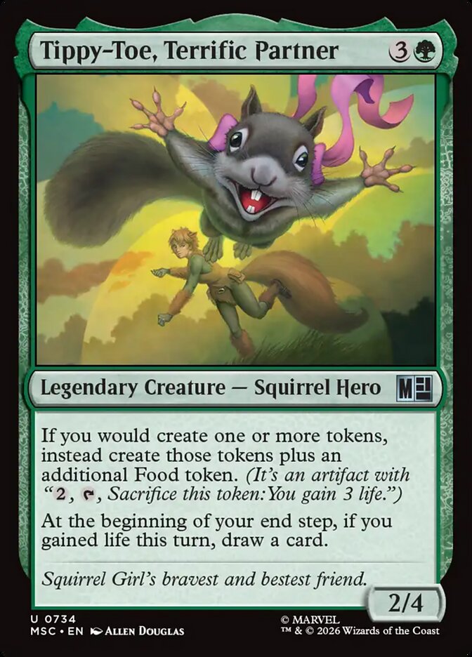 Tippy-Toe, Terrific Partner (734) - Marvel Super Heroes Commander (MSC)