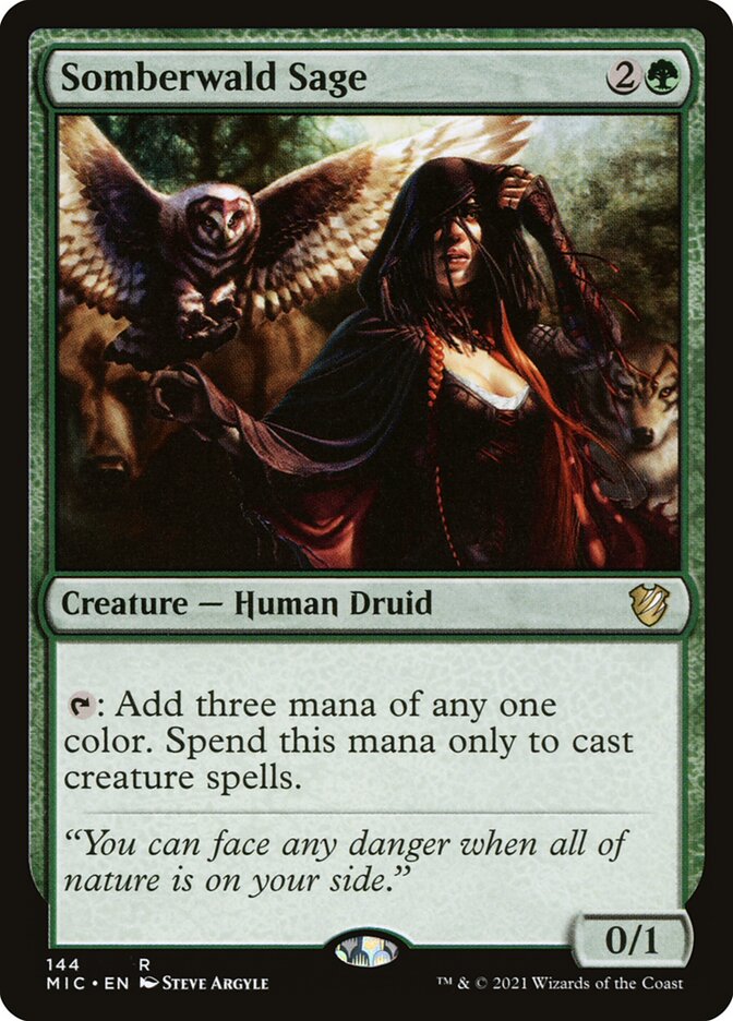 Somberwald Sage (144) - Midnight Hunt Commander (MIC)