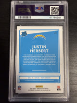 2020 Panini Donruss Optic #153 Justin Herbert PSA 10