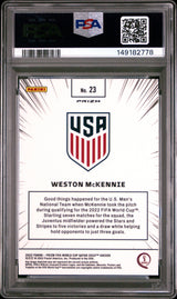 2022 Panini Prizm World Cup Qatar Manga #23 Weston Mckennie Manga PSA 10