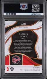 2024 Panini Select Wnba #218 Caitlin Clark Red Ice PSA 9