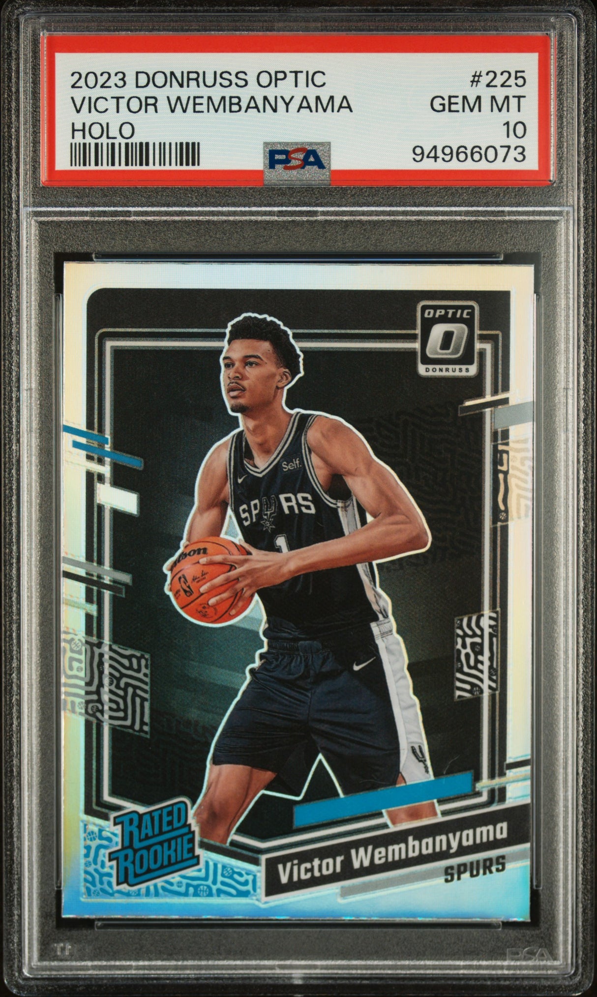 2023 Panini Donruss Optic #225 Victor Wembanyama Holo PSA 10
