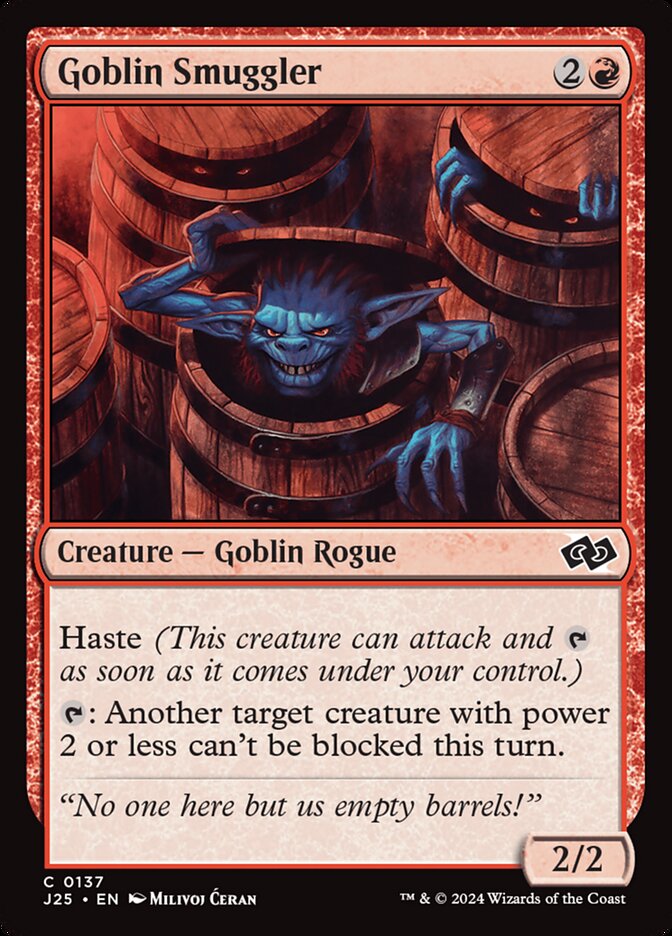 Goblin Smuggler (137) - Foundations Jumpstart (J25)