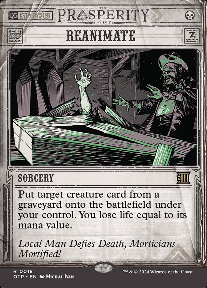 Reanimate - [Foil, Showcase] Breaking News (OTP)