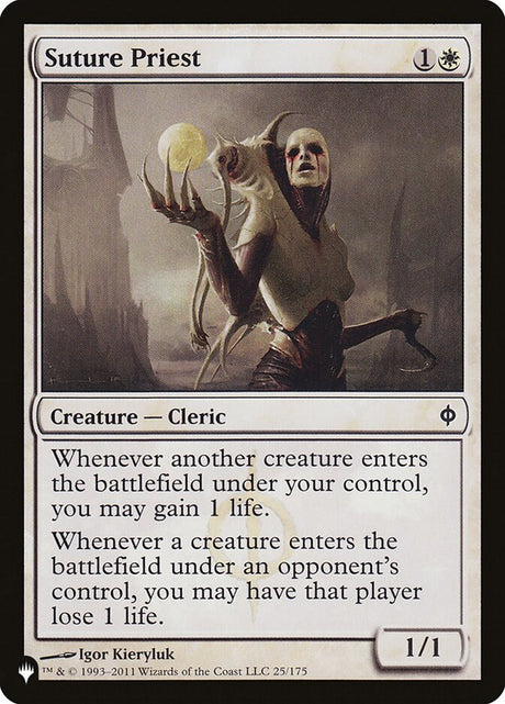Suture Priest (NPH-25) - The List (PLST)