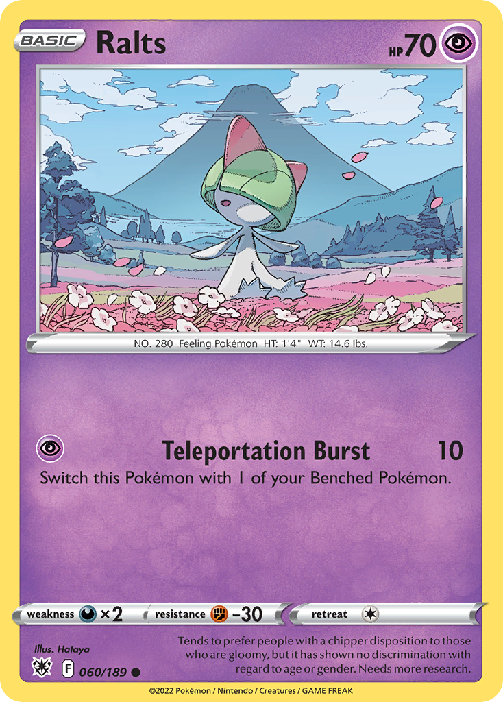 Ralts (60/189) - [Reverse Holo] Astral Radiance (ASR)