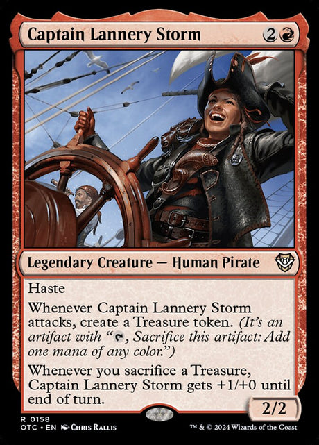 Captain Lannery Storm (158) - Outlaws of Thunder Junction Commander (OTC)